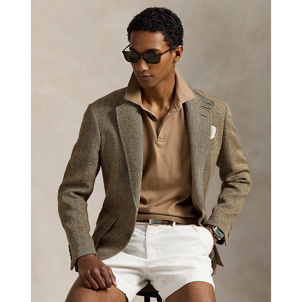 'Cotton Polo-Collar Sweater' pour Hommes