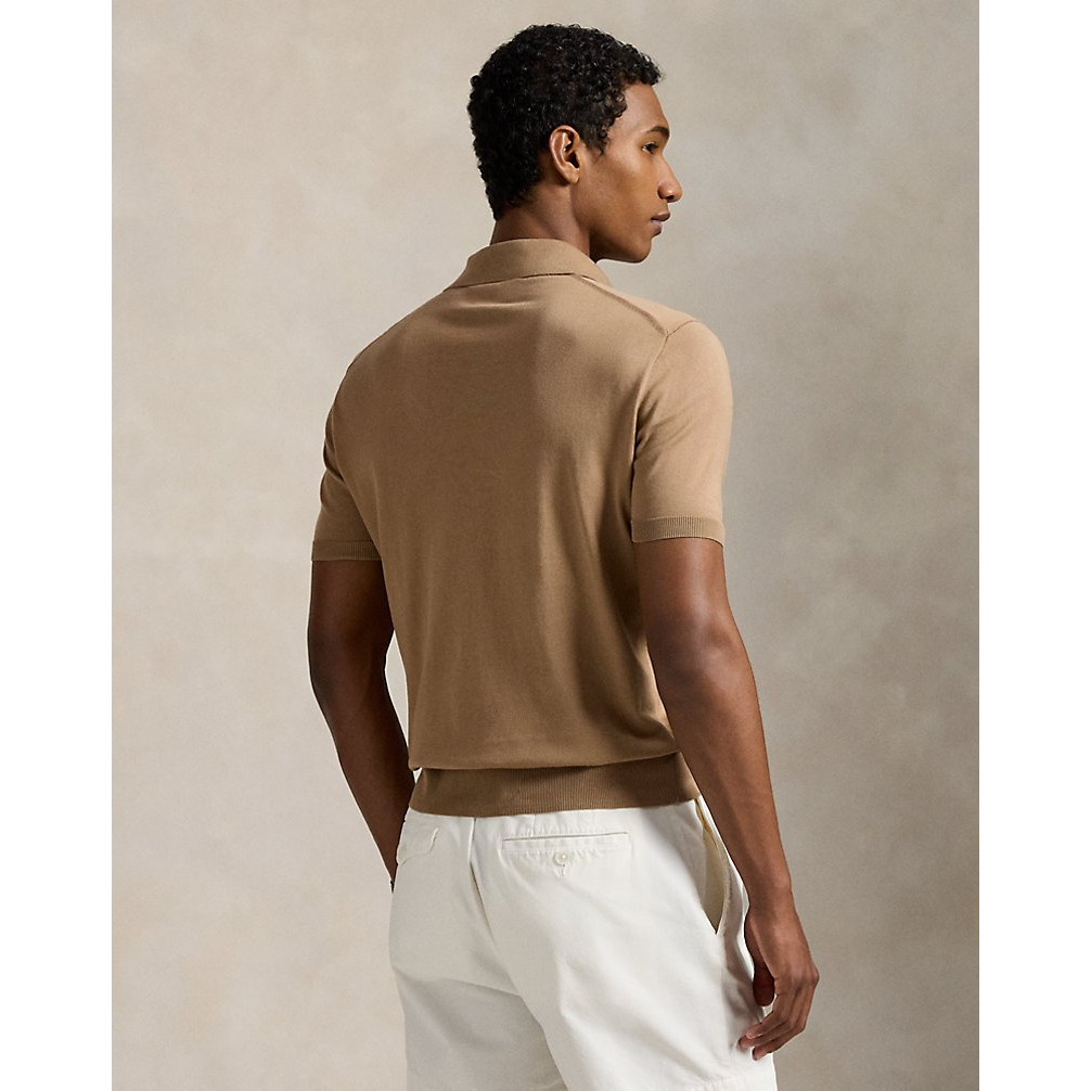 'Cotton Polo-Collar Sweater' pour Hommes
