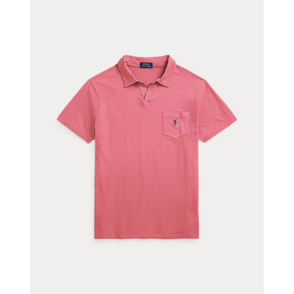 'Standard Fit Cotton-Linen Polo Shirt' pour Hommes