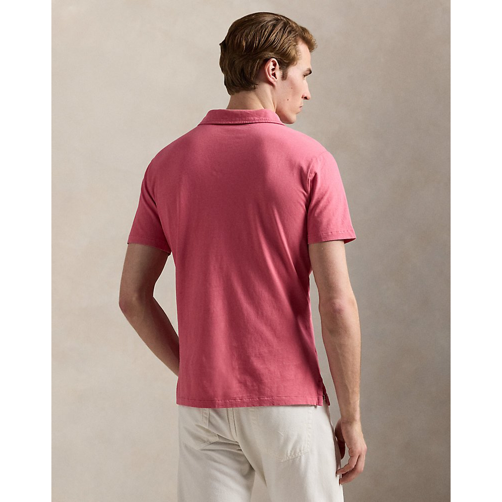 'Standard Fit Cotton-Linen Polo Shirt' pour Hommes