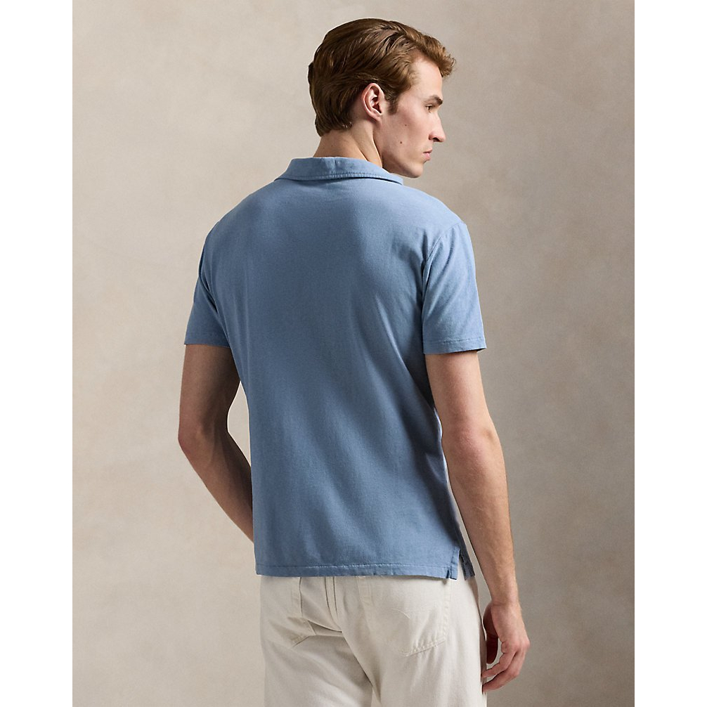 'Standard Fit Cotton-Linen Polo Shirt' pour Hommes