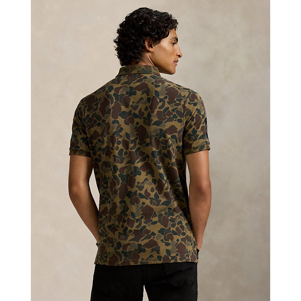 'Classic Big Pony Camo Mesh Polo Shirt' pour Hommes