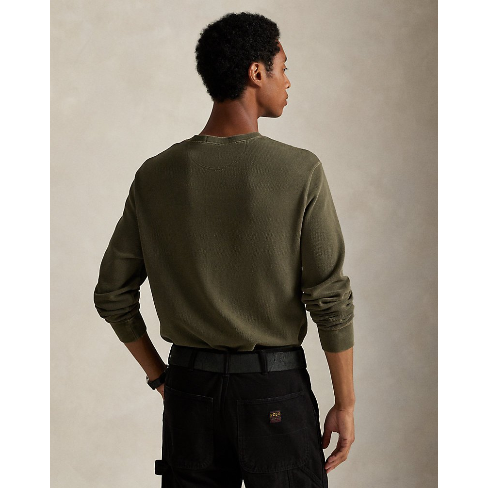 'Mesh Henley Shirt' pour Hommes