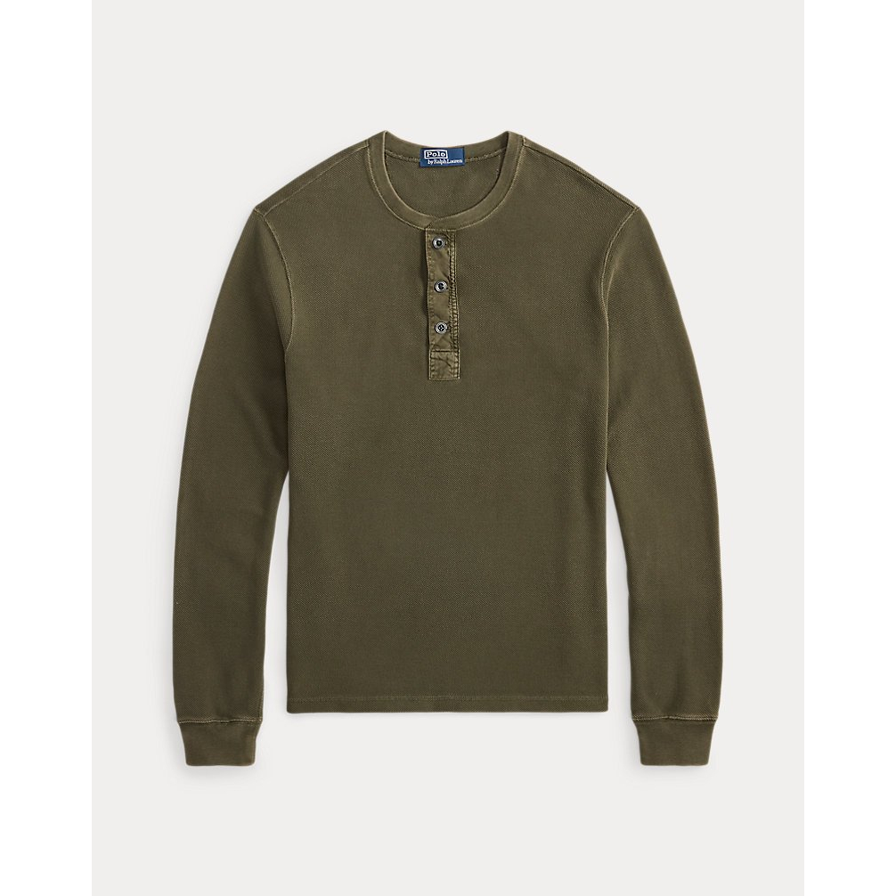 'Mesh Henley Shirt' pour Hommes