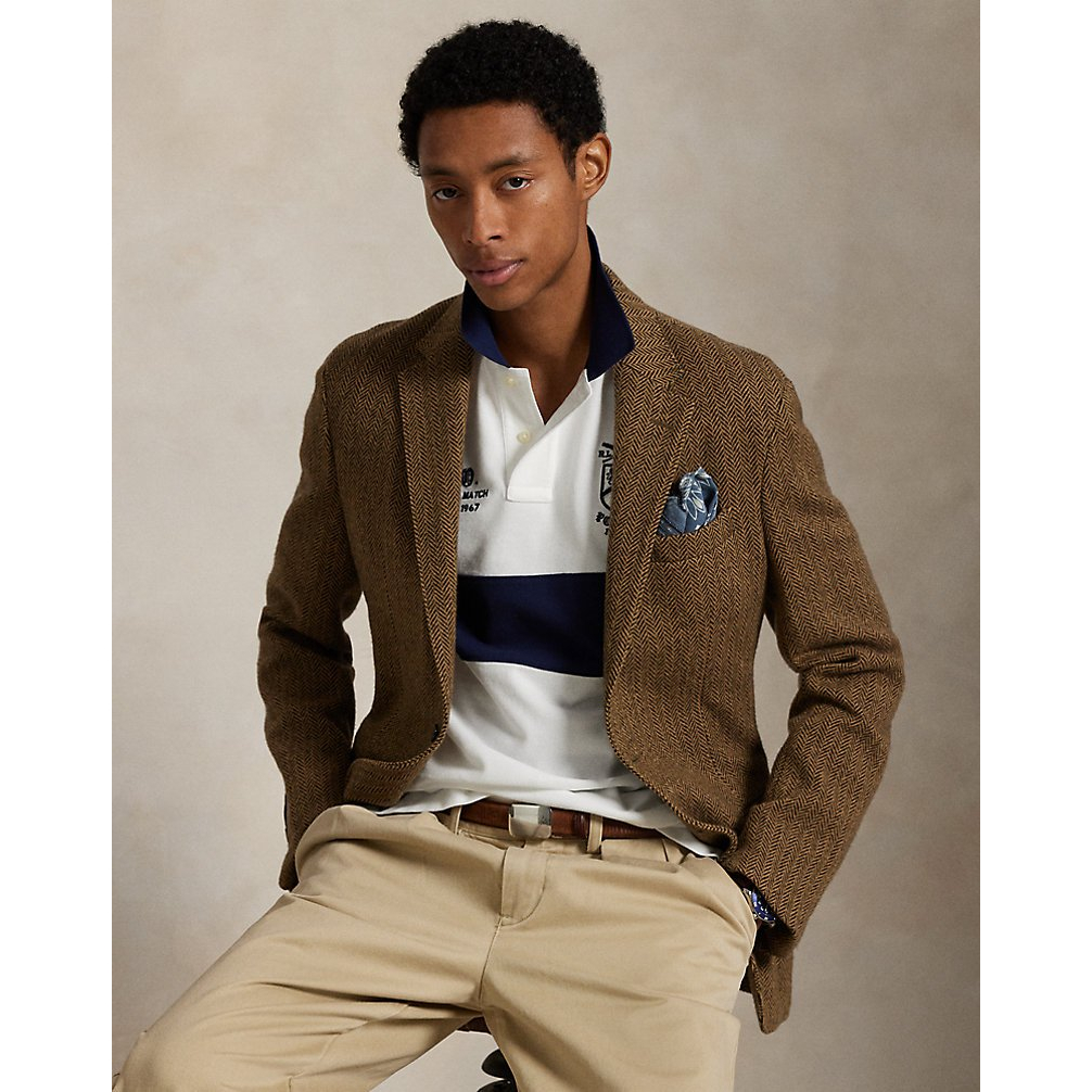 'Classic Fit Mesh Graphic Polo Shirt' pour Hommes