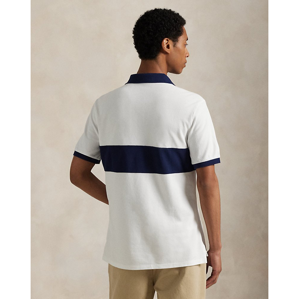 'Classic Fit Mesh Graphic Polo Shirt' pour Hommes