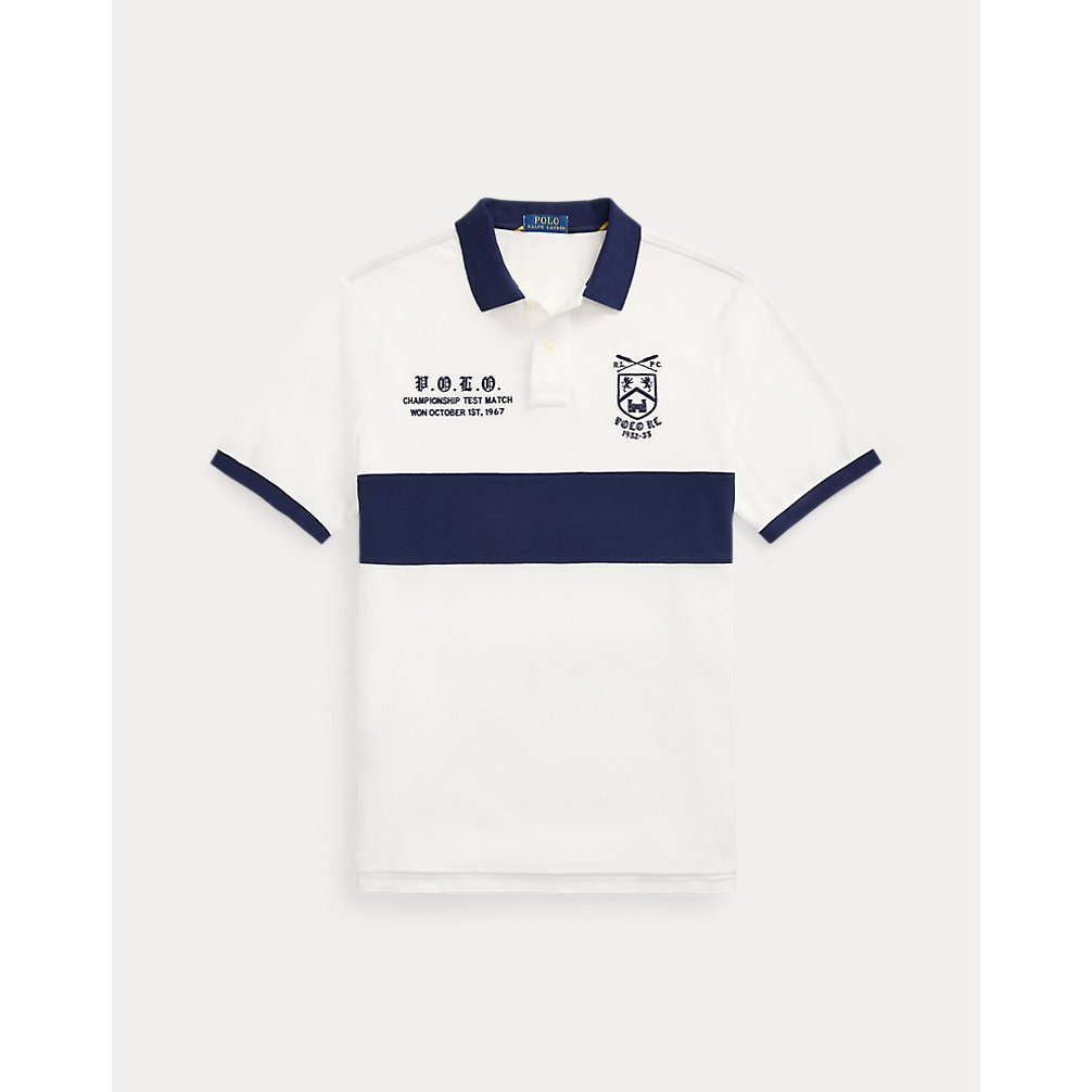 'Classic Fit Mesh Graphic Polo Shirt' pour Hommes