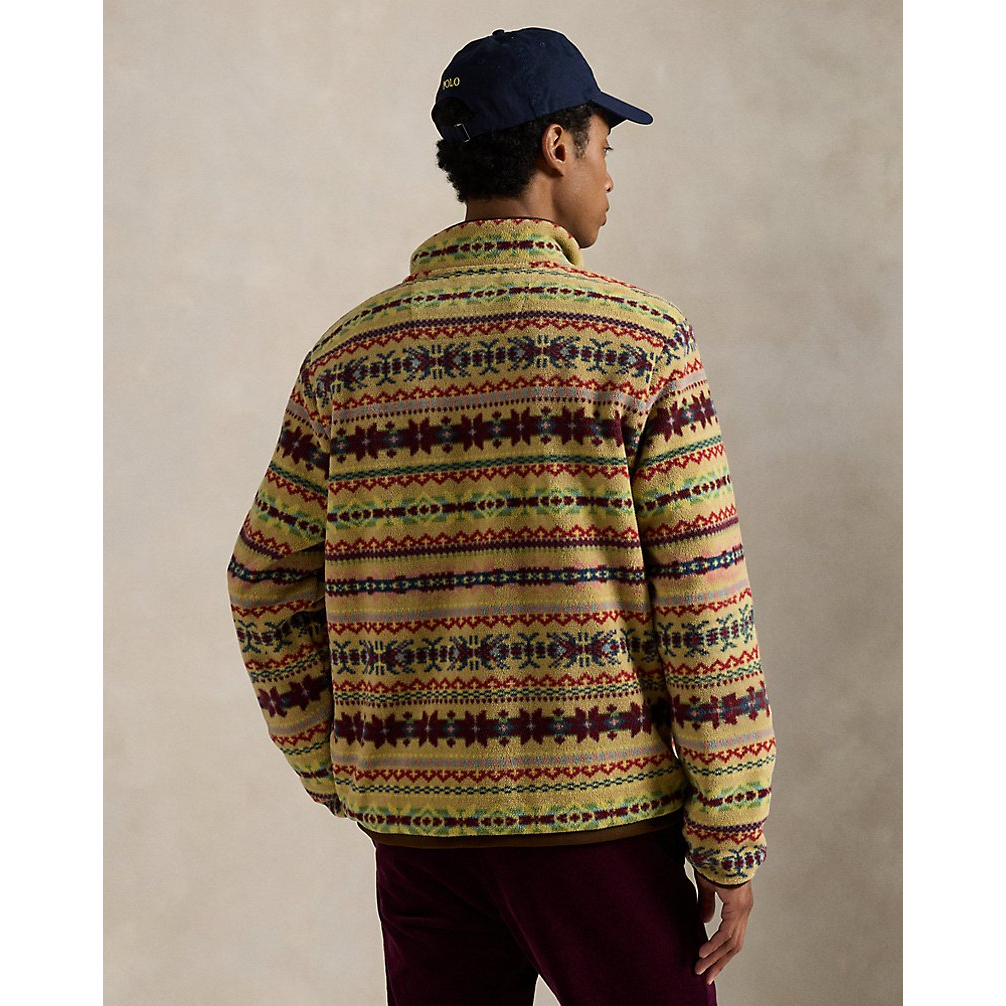 Men's 'Fair Isle–Inspired Fleece Pullover'
