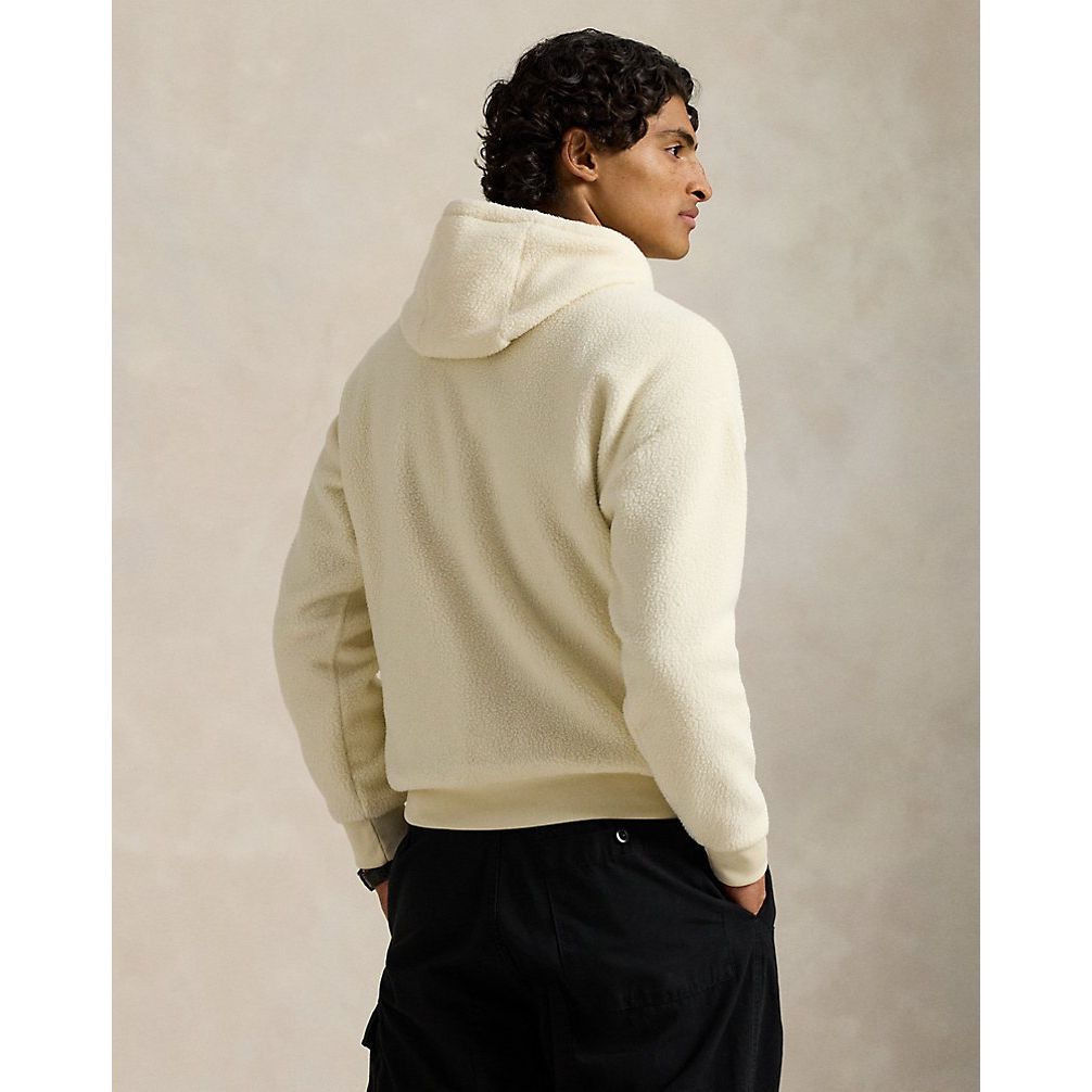 Men's 'Relaxed Fit Logo Pile Fleece Hoodie'