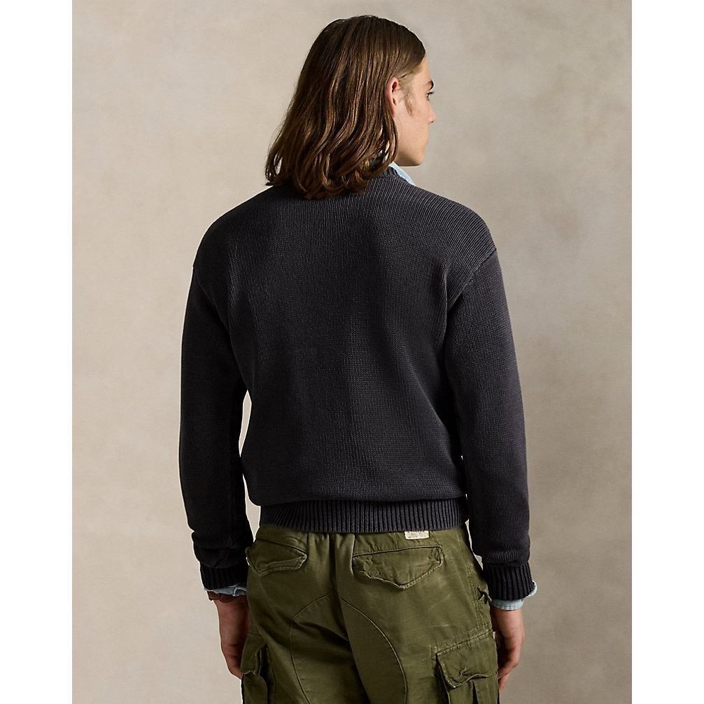 'Garment-Dyed Cotton Sweater' pour Hommes