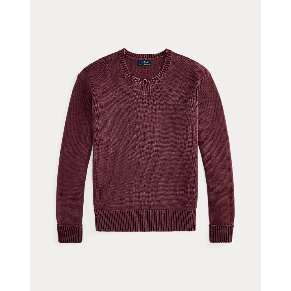 'Garment-Dyed Cotton Sweater' pour Hommes