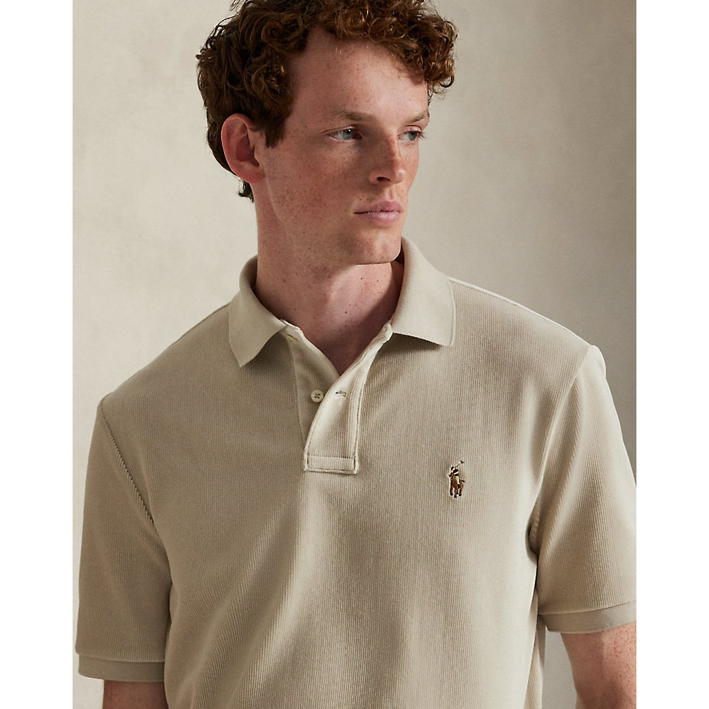 Men's 'Classic Fit Knit Corduroy Polo Shirt'