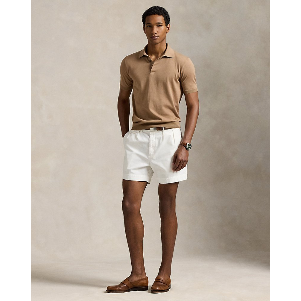 'Cotton Polo-Collar Sweater' pour Hommes