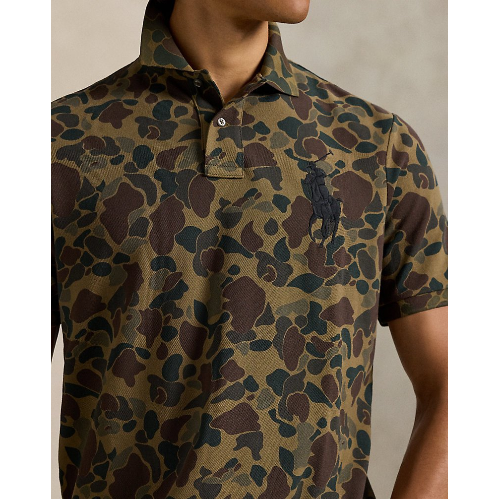 'Classic Big Pony Camo Mesh Polo Shirt' pour Hommes