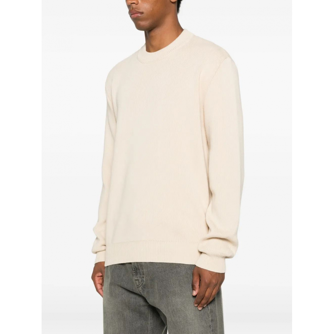 Pull 'Ribbed Crew-Neck' pour Hommes