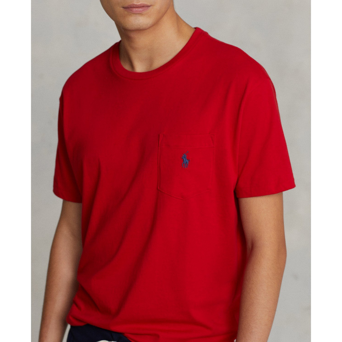 'Classic-Fit Crewneck Pocket T-Shirt' pour Hommes