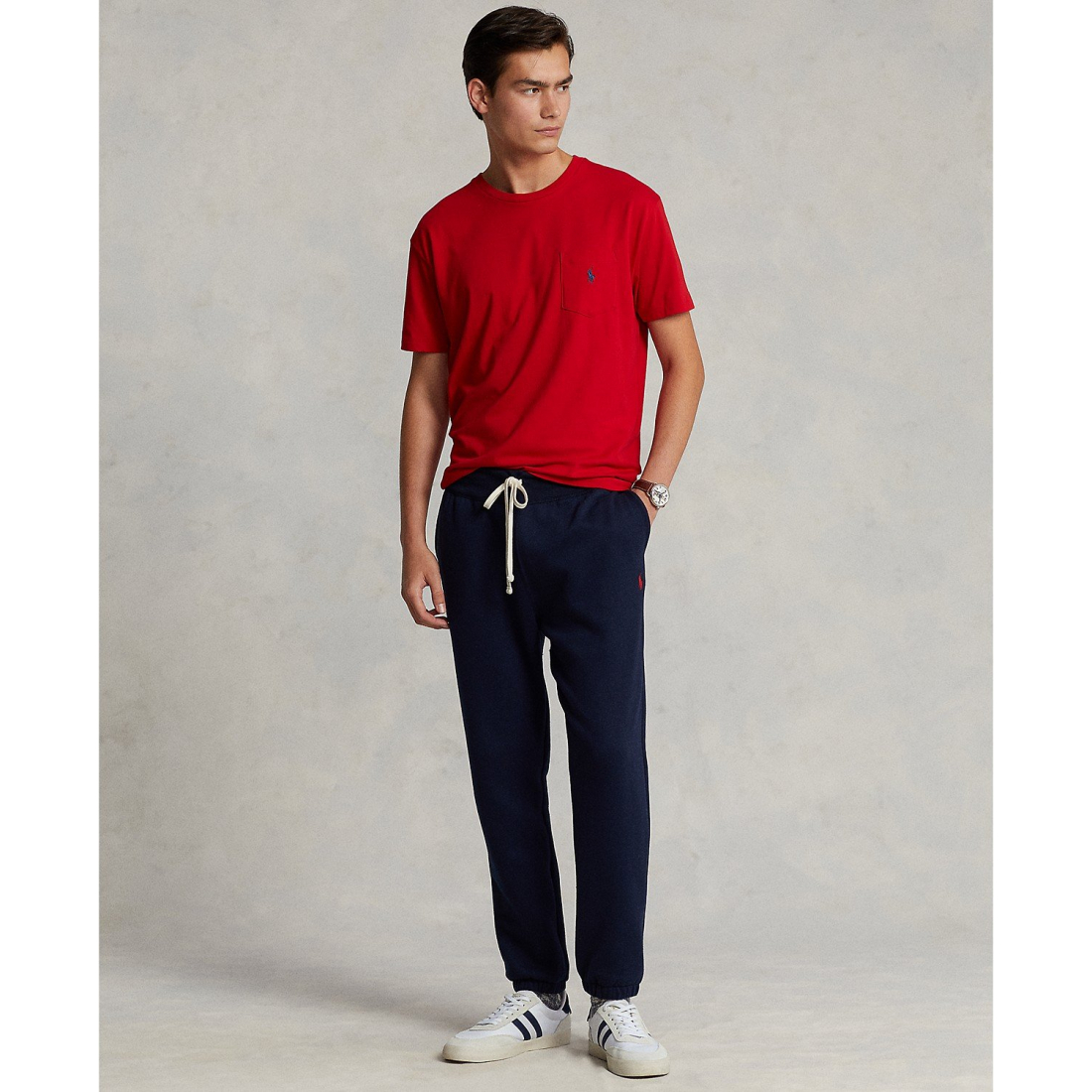 'Classic-Fit Crewneck Pocket T-Shirt' pour Hommes