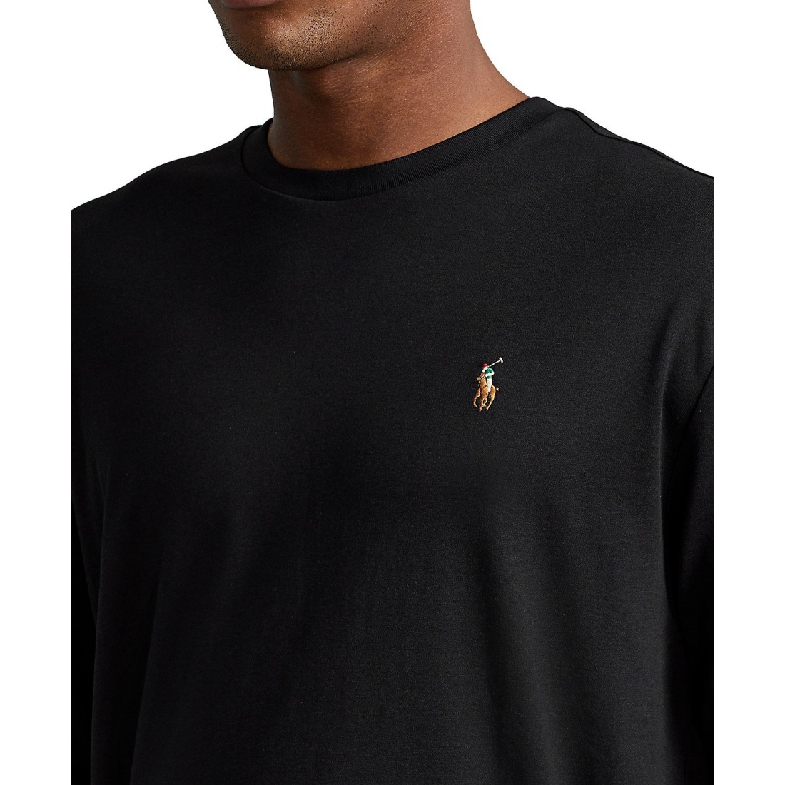 'Classic-Fit Soft Cotton Crewneck T-Shirt' pour Hommes