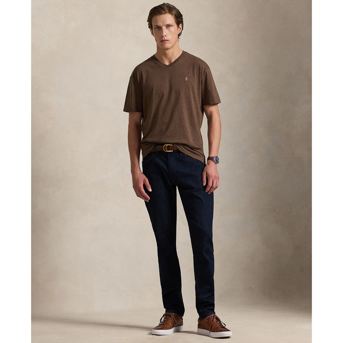 'Classic-Fit V-Neck T-Shirt' pour Hommes