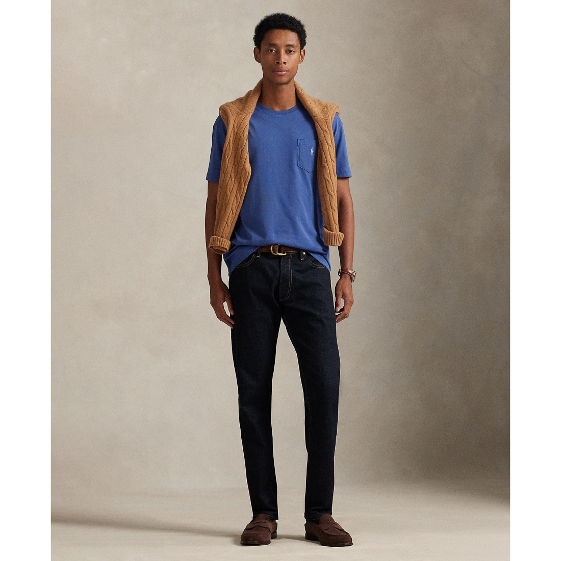 'Classic-Fit Crewneck Pocket T-Shirt' pour Hommes