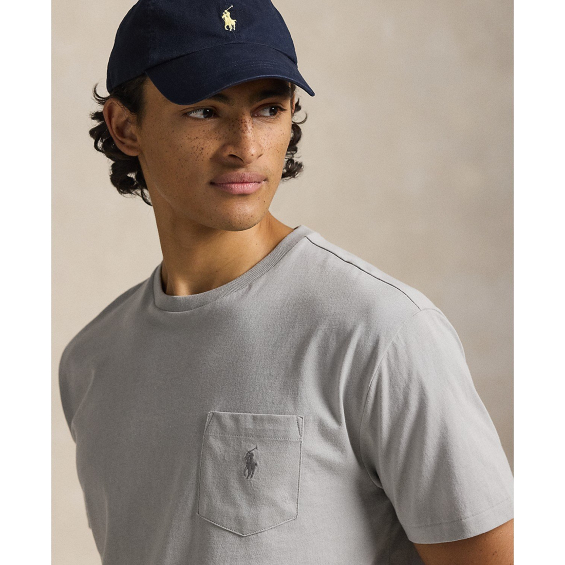 'Classic-Fit Crewneck Pocket T-Shirt' pour Hommes