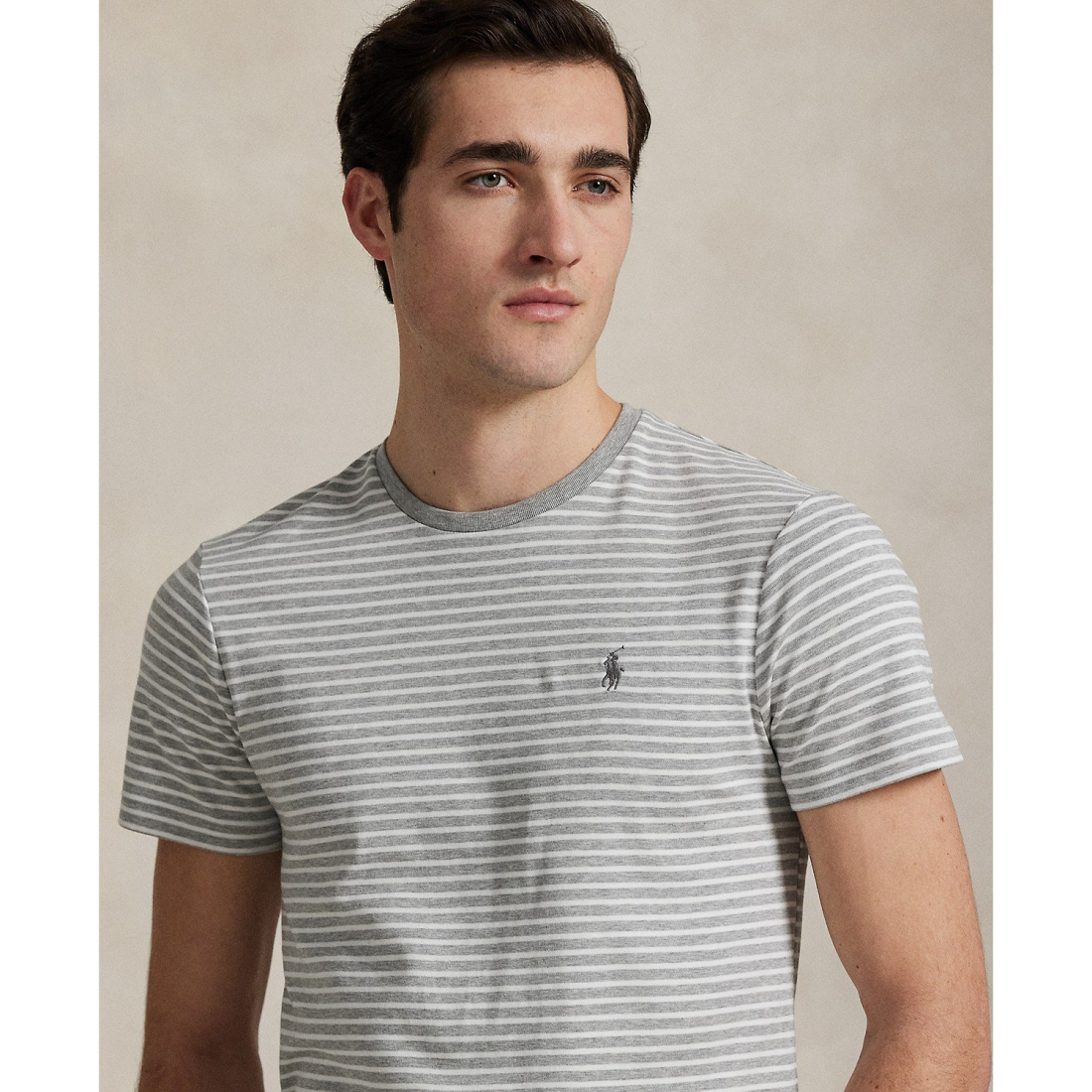 'Classic-Fit Striped Jersey T-Shirt' pour Hommes