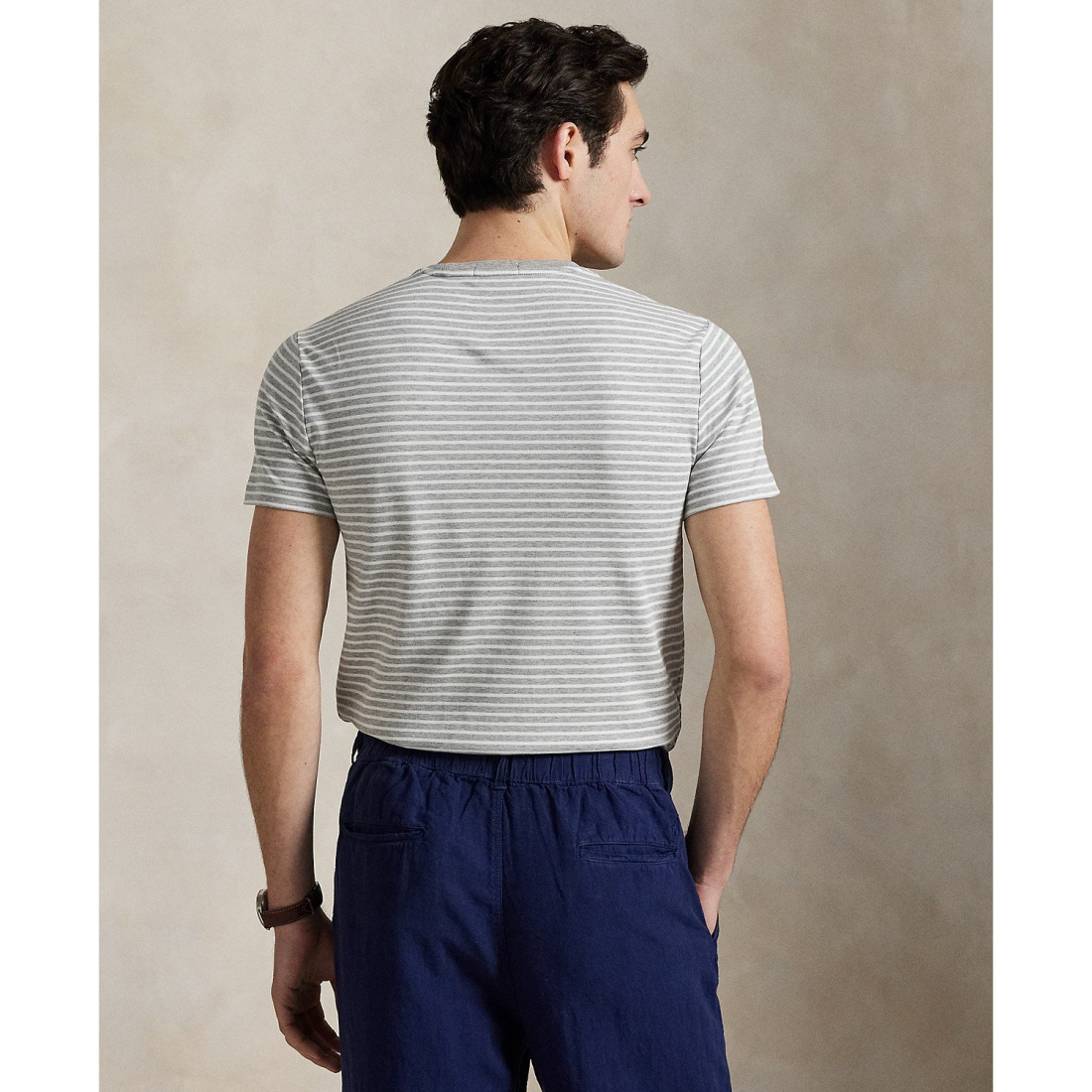 'Classic-Fit Striped Jersey T-Shirt' pour Hommes