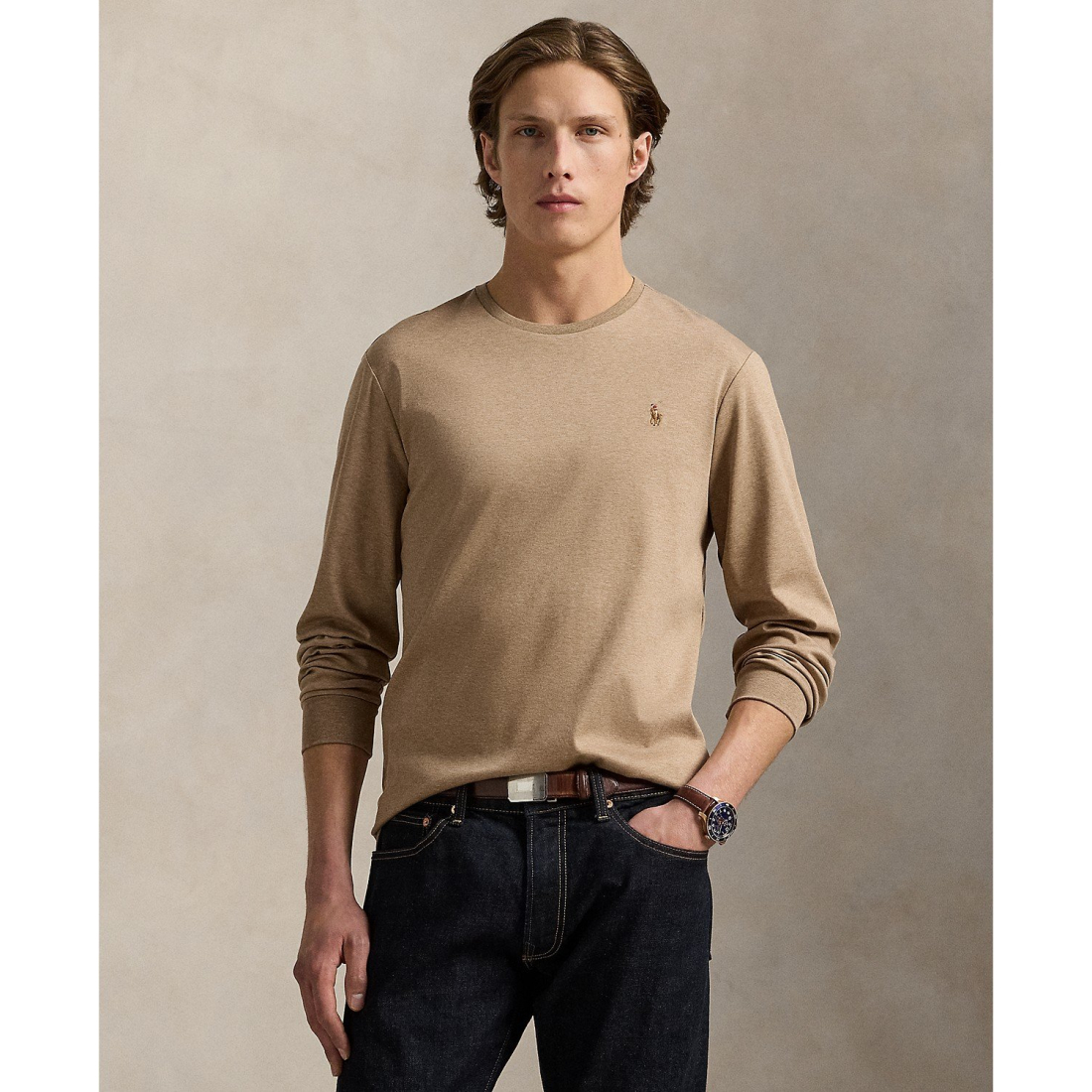 'Custom Slim Fit Soft Cotton T-Shirt' pour Hommes