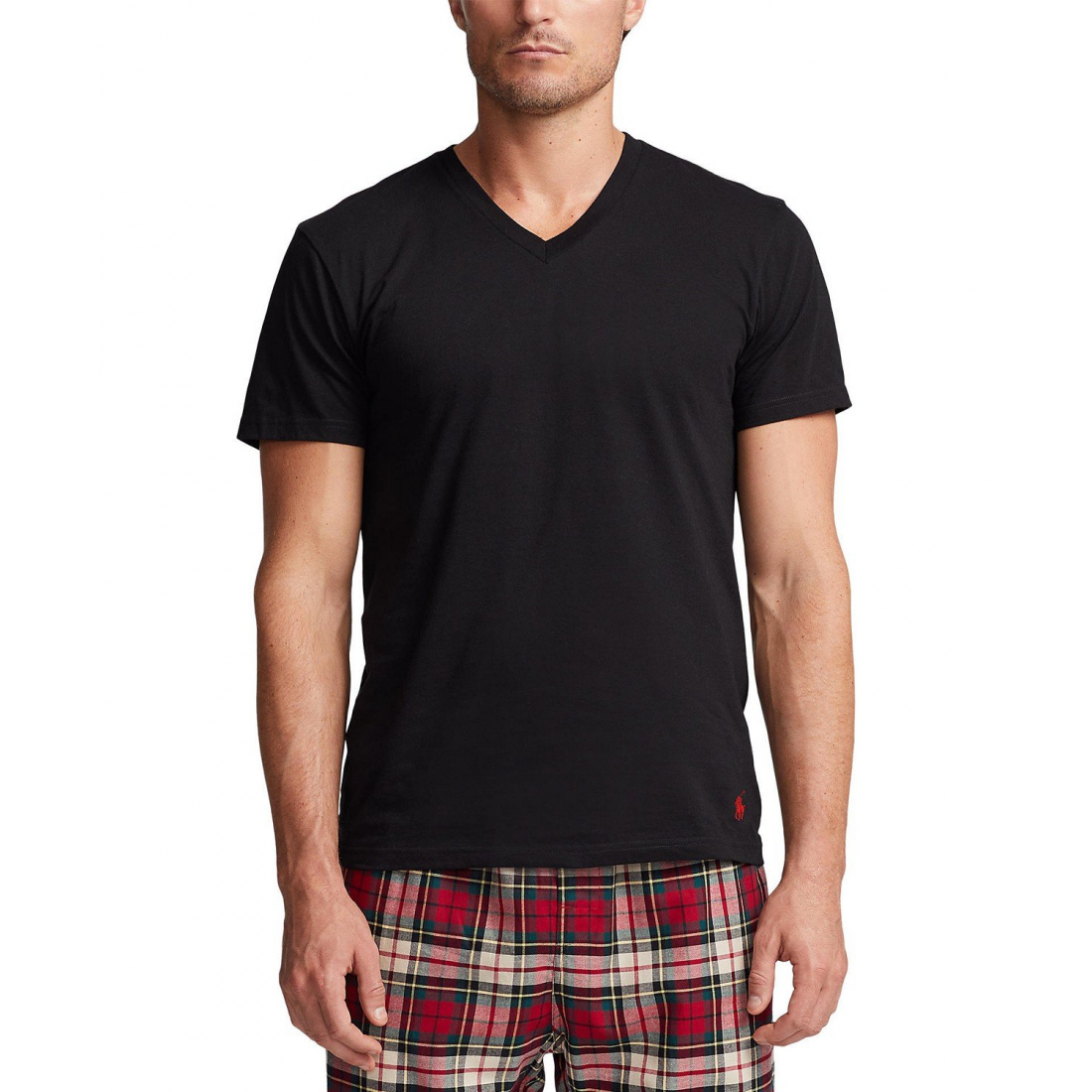 '5+1 Free Bonus Pack Cotton Classic-Fit V-Neck Undershirts' pour Hommes