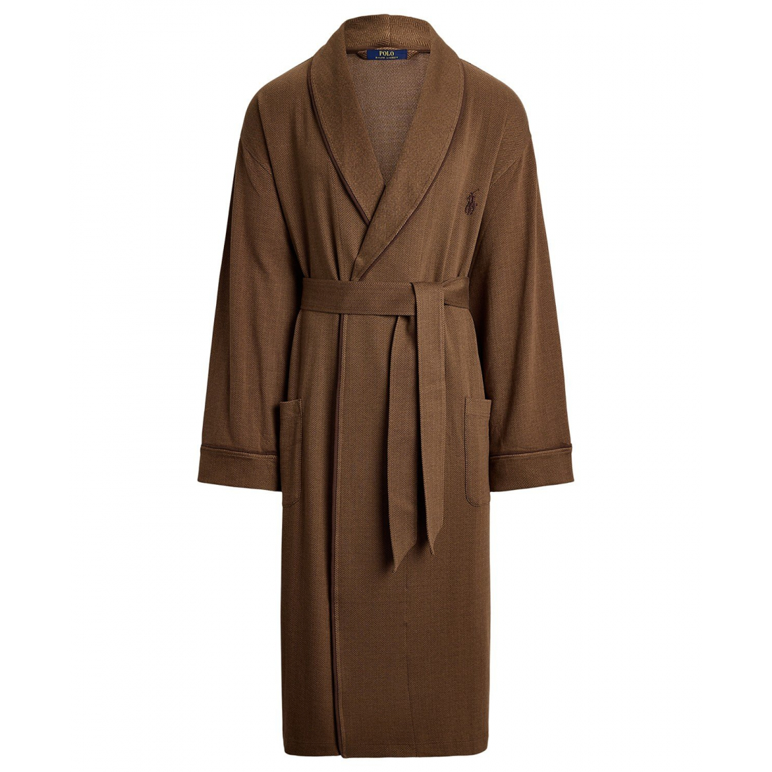 'Jacquard-Knit Herringbone Robe' pour Hommes