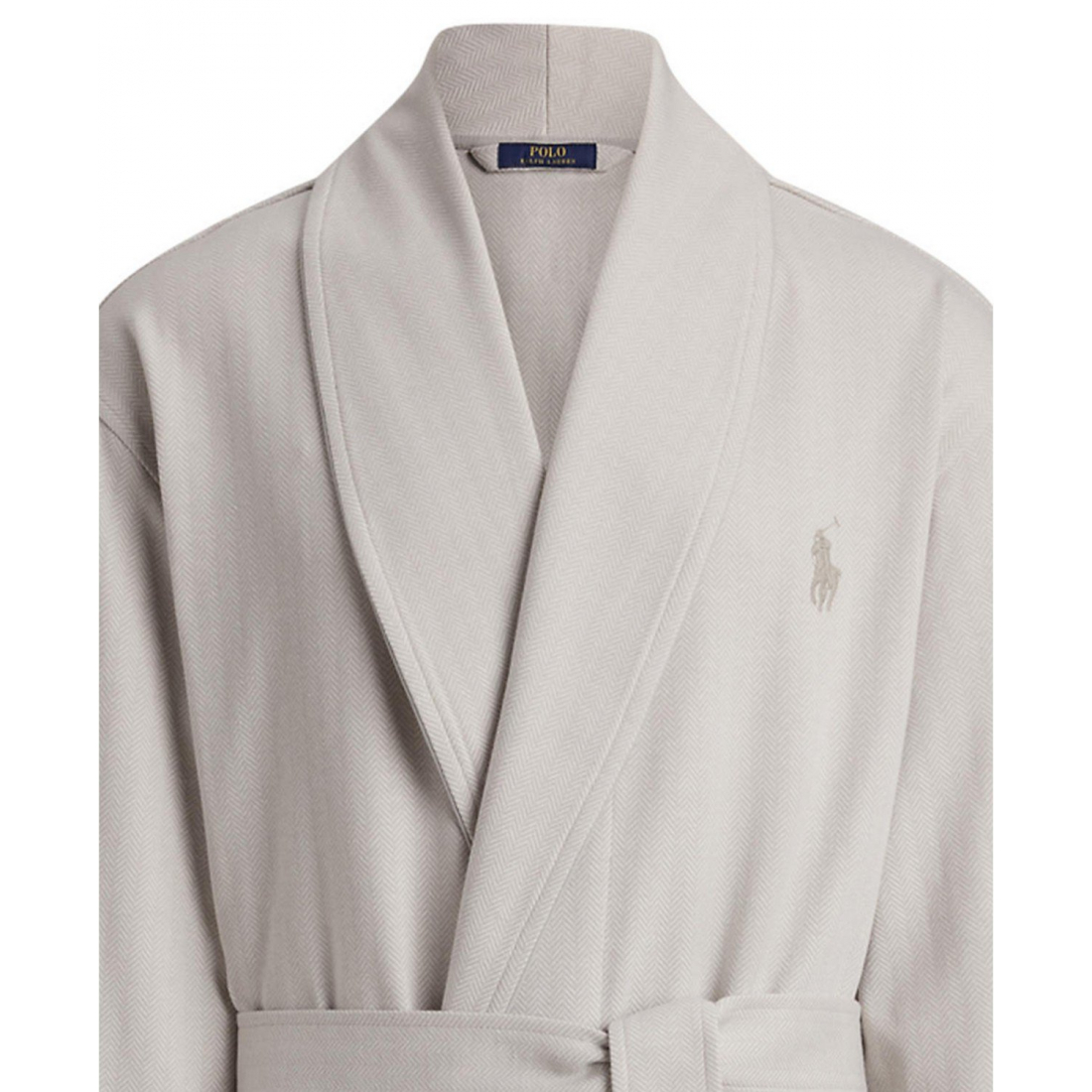 'Jacquard-Knit Herringbone Robe' pour Hommes