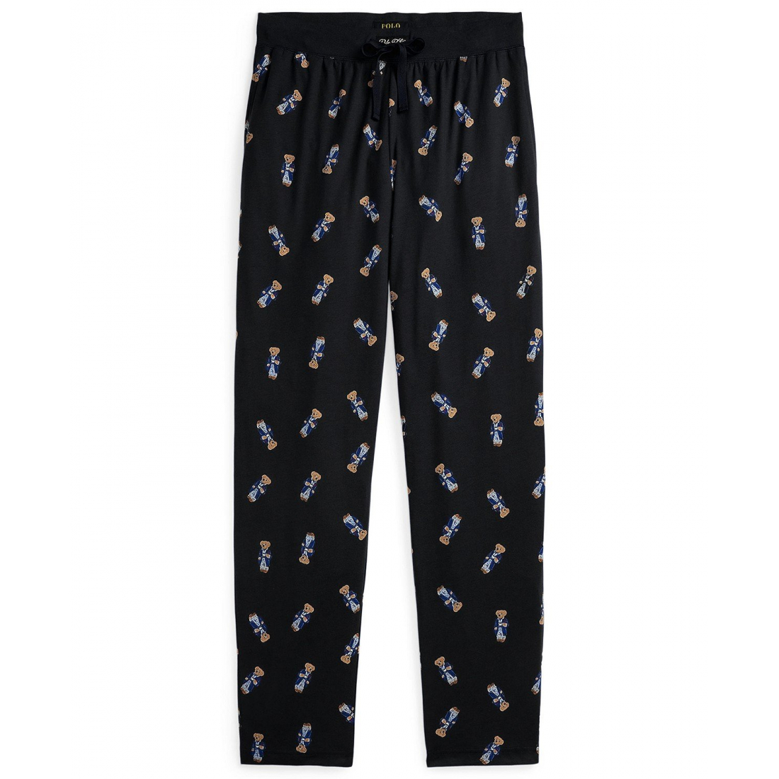 'Rib Waistband Knit Bear Pajama Jogger Pants' pour Hommes