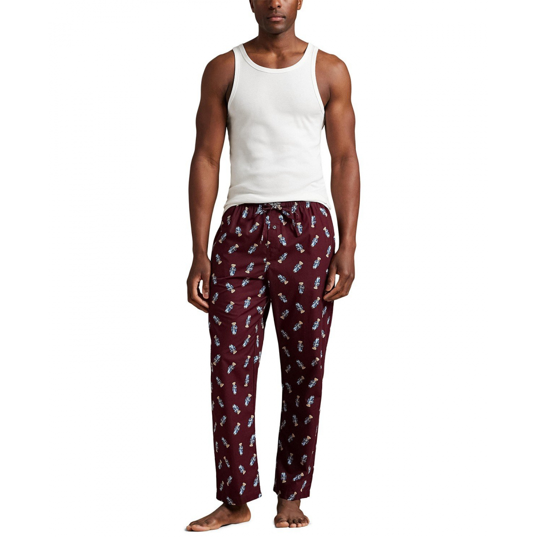 'Bear Printed Pajama Pants' pour Hommes