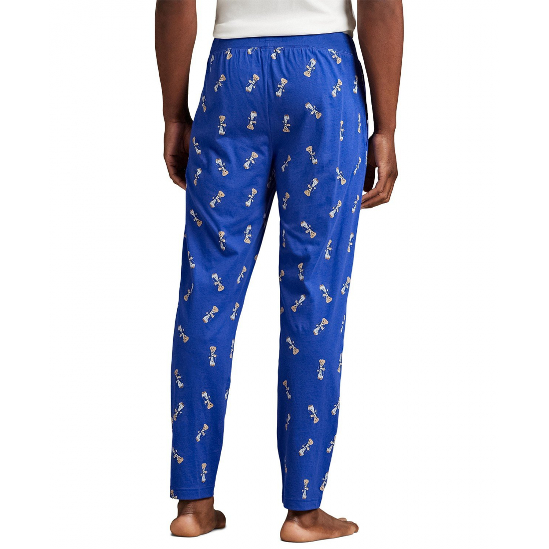 'Rib Waistband Knit Bear Pajama Pants' pour Hommes
