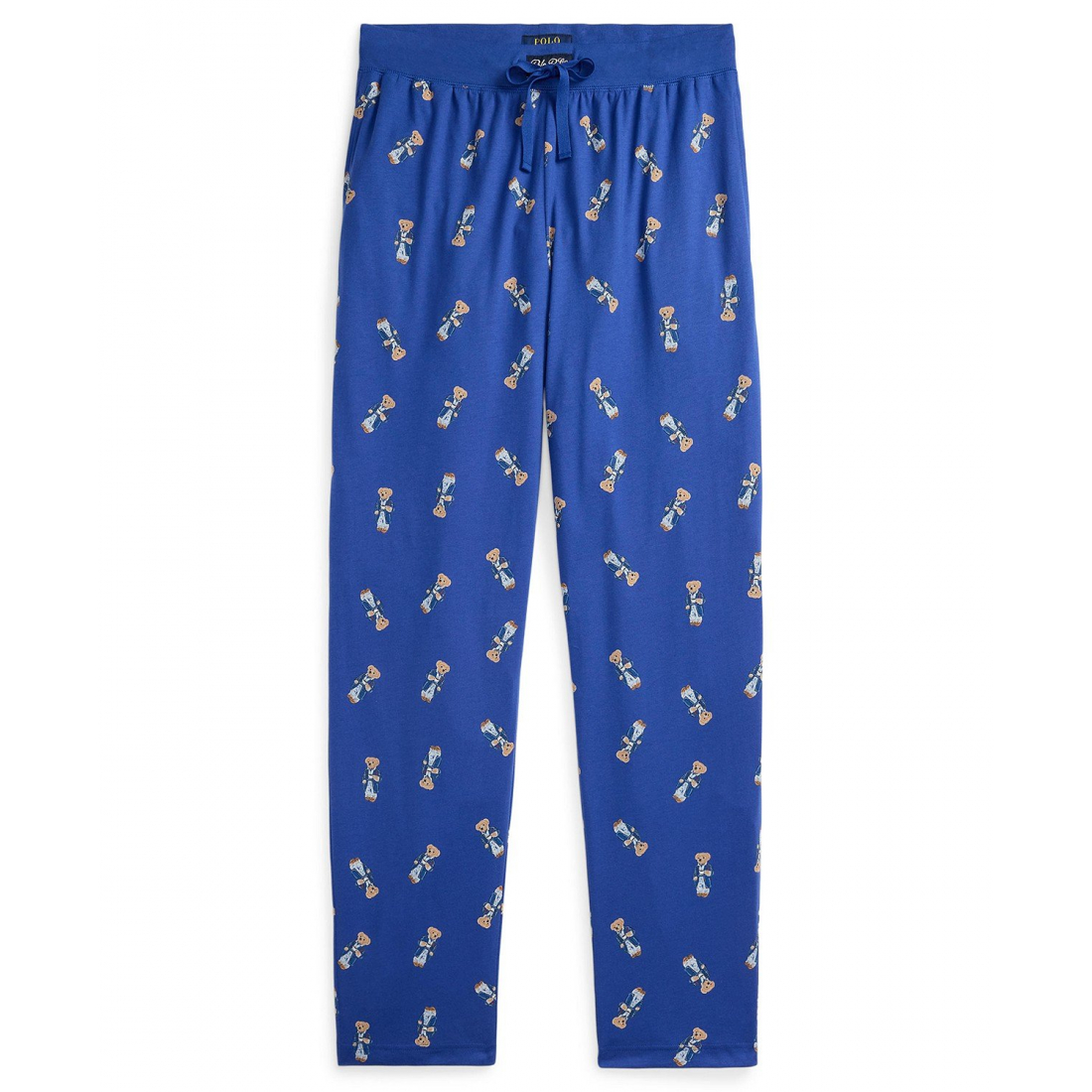 'Rib Waistband Knit Bear Pajama Pants' pour Hommes