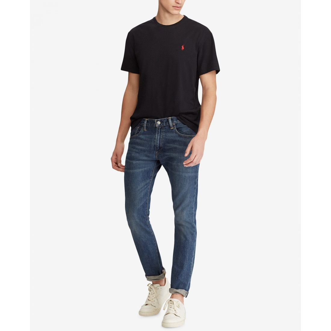 'Classic-Fit Crewneck T-Shirt' pour Hommes