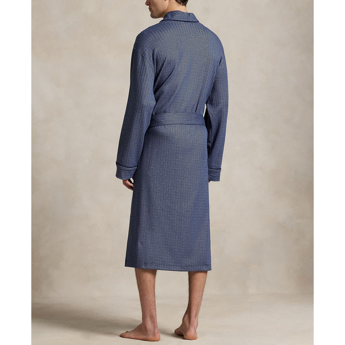 'Jacquard-Knit Herringbone Robe' pour Hommes