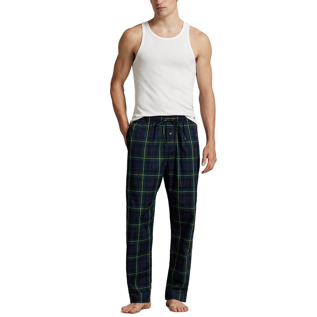 'Yarn-Dyed Pajama Pants' pour Hommes