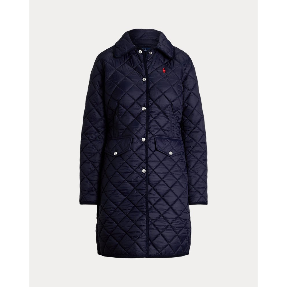 'Water-Repellent Quilted Coat' pour Femmes