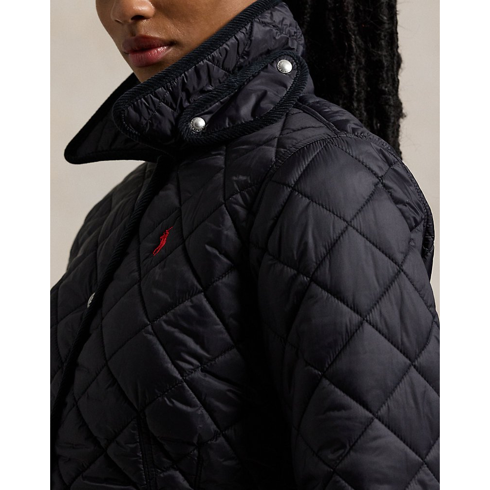'Water-Repellent Quilted Coat' pour Femmes