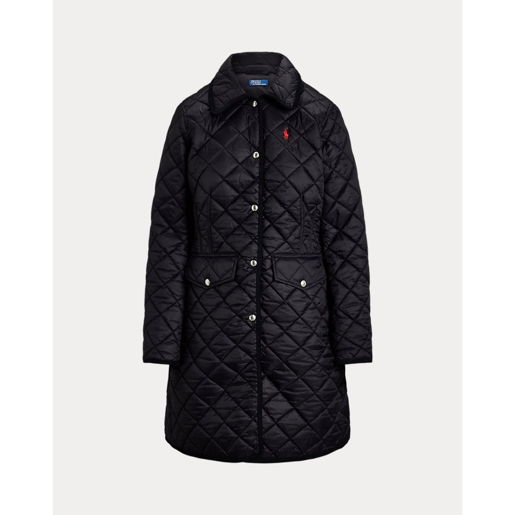 'Water-Repellent Quilted Coat' pour Femmes