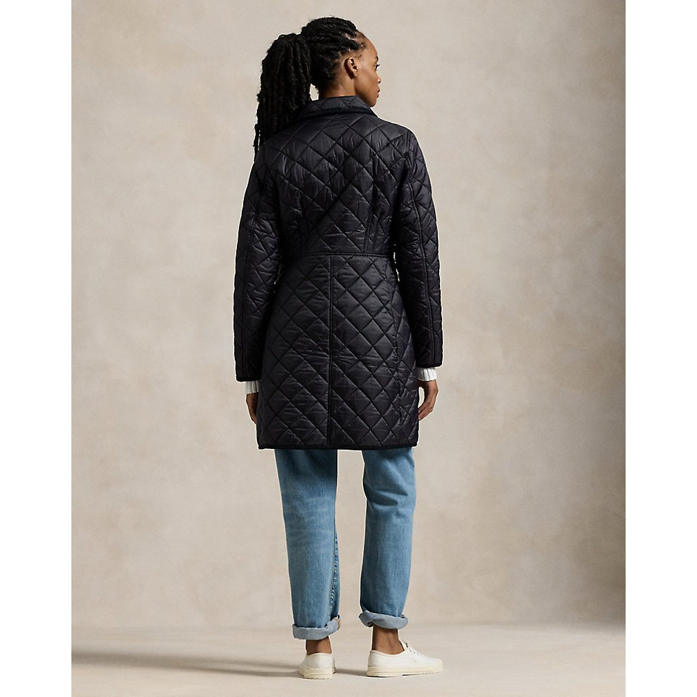 'Water-Repellent Quilted Coat' pour Femmes