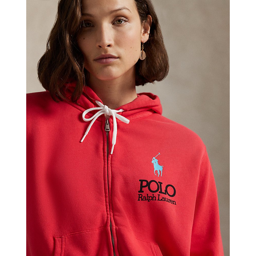 'Big Pony Lightweight Fleece Zip Hoodie' pour Femmes