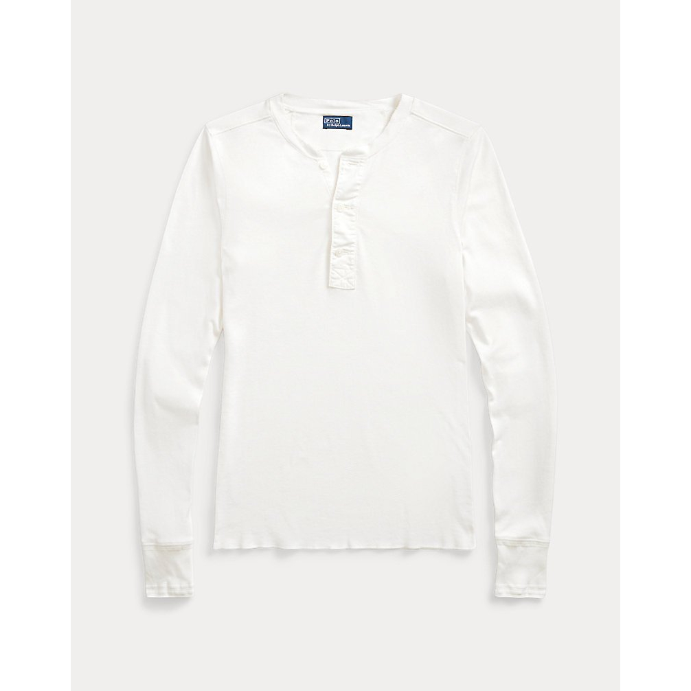 'Cotton Henley Shirt' pour Femmes