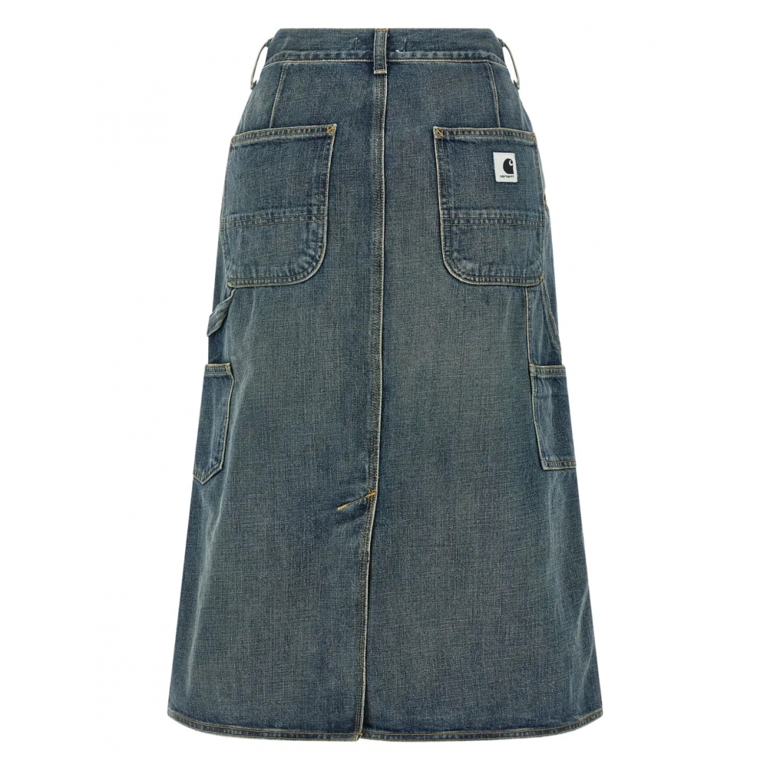 Jupe en Jean 'Contrast-Stitching' pour Femmes