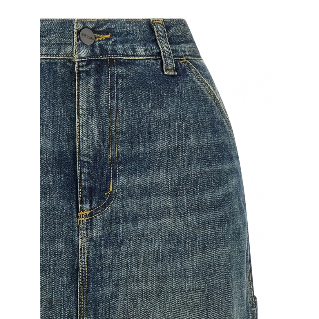 Jupe en Jean 'Contrast-Stitching' pour Femmes