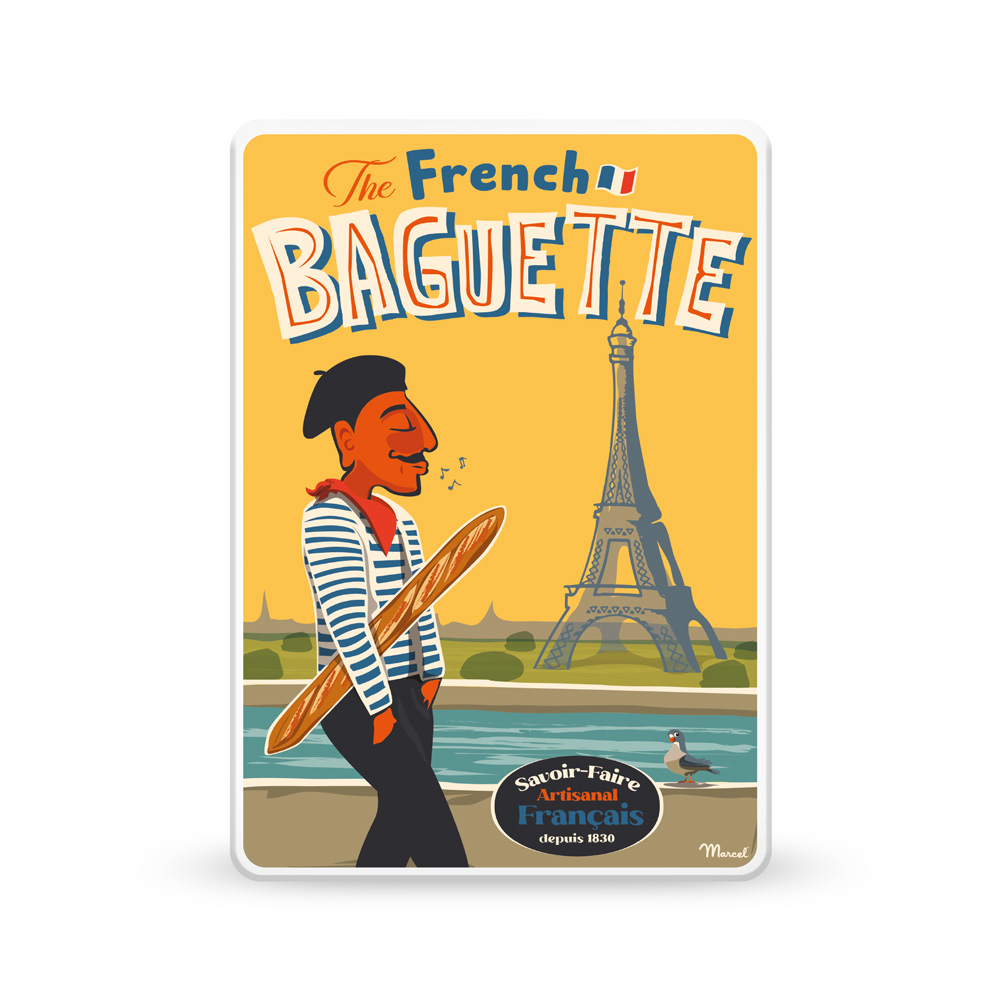 Boîte métal “French Baguette” | Sacré Marcel