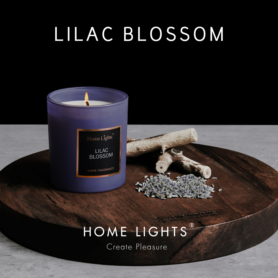 'Lilac Blossom' Duftende Kerze - 215 g