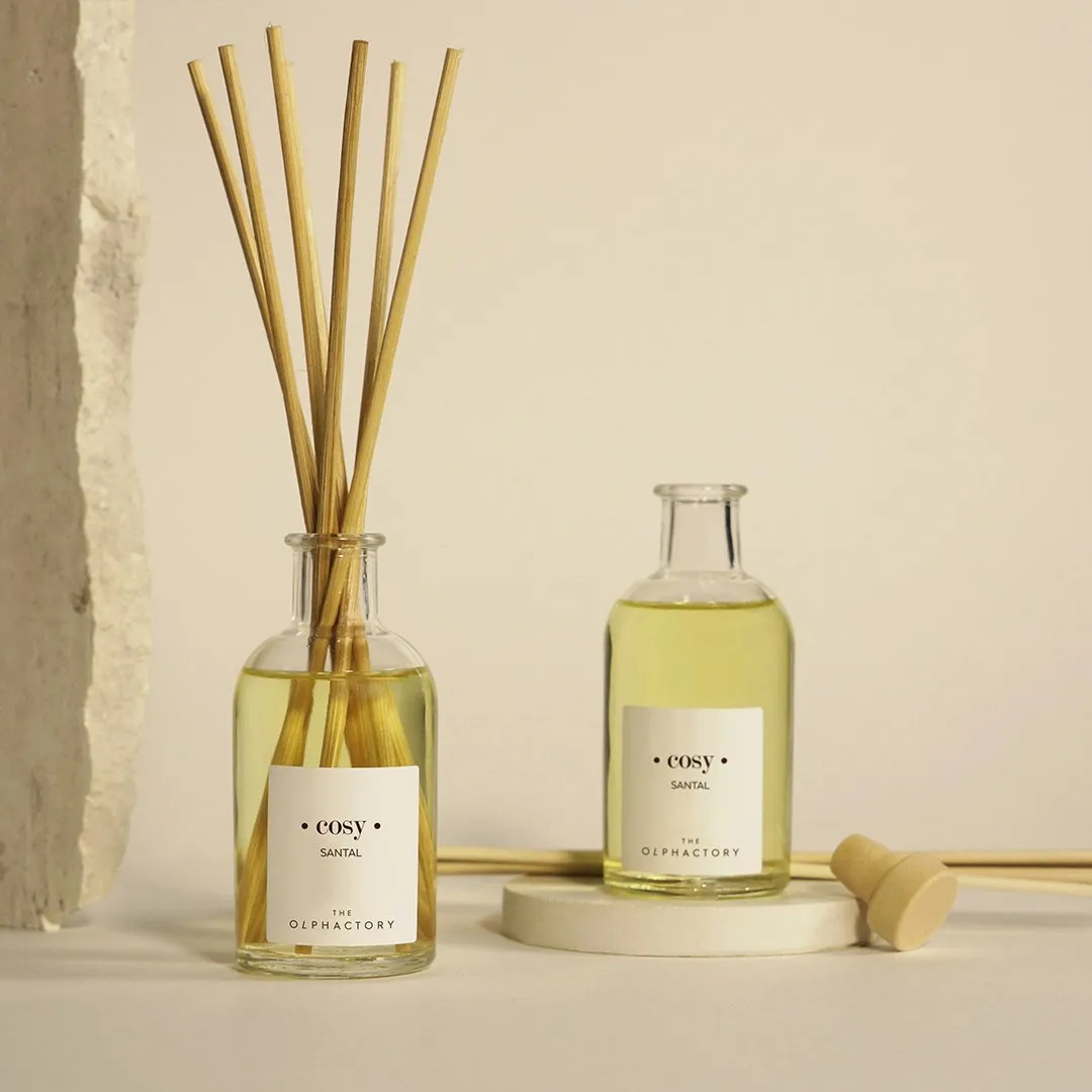 'Cozy' Schilfrohr-Diffusor - Santal, 100 ml