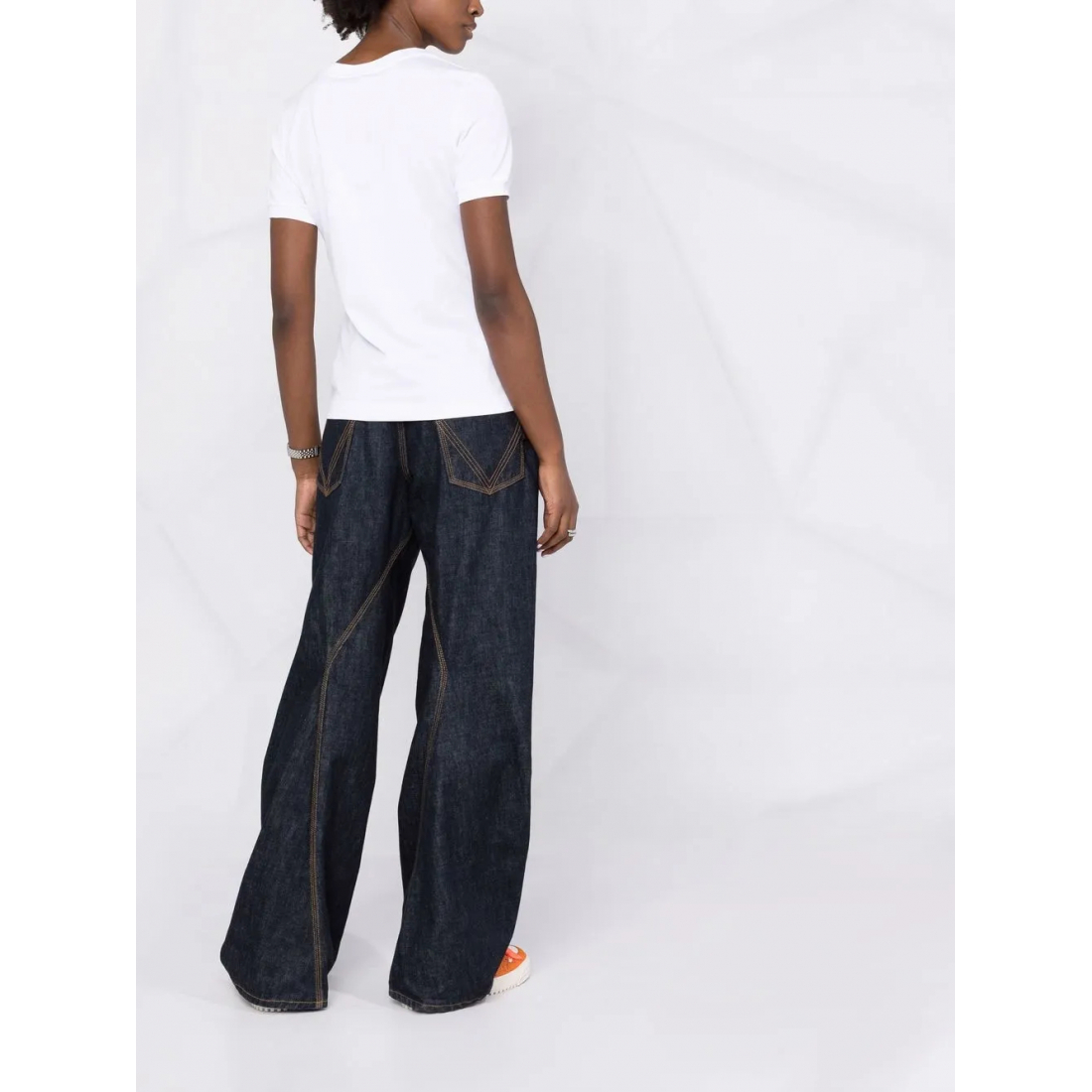 T-shirt 'Logo-Plaque' pour Femmes